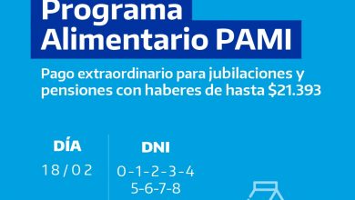 Photo of PAMI paga la cuarta cuota del Plan Alimentario a 550 mil afiliados con un 10 por ciento de aumento