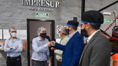 Photo of Malvinas Argentinas: Leo Nardini visitó la planta productiva de IMPRESUR