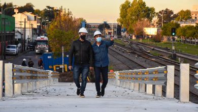 Photo of Merlo: Menéndez y Marinucci recorrieron la obra del Puente de Padua