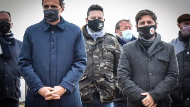 Photo of Merlo: Menéndez recorrió, junto a  Kicillof  y Katopodís, los avances de la obra de Autopista Presidente Perón