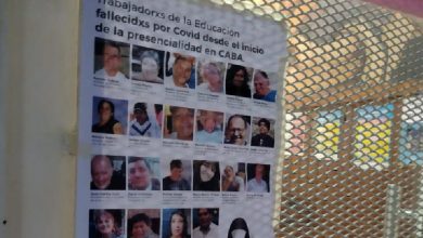 Photo of Continúa la resistencia frente al negacionismo de Larreta, que ya provocó la muerte de 28 trabajadores de la educación 
