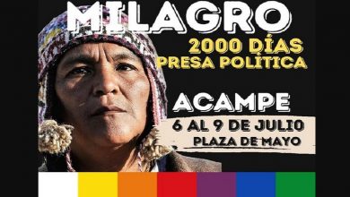Photo of 2000 días como presa política: acampe por Milagro Sala