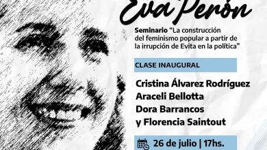Photo of Invitan a participar de la clase inaugural de la Cátedra Libre «Eva Perón» de la UNLP