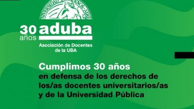 Photo of ADUBA: 30 años en la defensa de los derechos de los docentes de la UBA