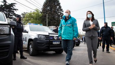 Photo of Moreno: Mariel Fernández y Sergio Berni presentaron 37 nuevos móviles policiales