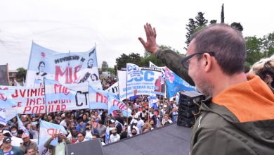 Photo of Luis Vivona, en un encuentro con organizaciones y movimientos sociales