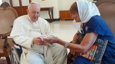 Photo of El Papa recibió a Taty Almeida en el Vaticano