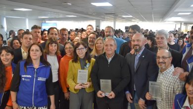 Photo of Trabajadores de Nación Servicios brindan reconocimiento a Batakis