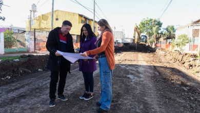 Photo of Noe Correa visitó el avance de obra de las calles Pasco y Bermúdez