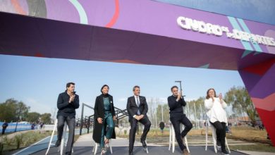 Photo of Mayra junto a Sergio Massa y Wado de Pedro inauguraron la Ciudad de los Deportes en Solano