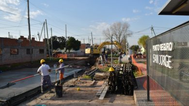 Photo of Andrés Watson supervisó tareas de pavimentación en San Jorge