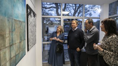 Photo of Una artista browniana expone su obra «Un azulejo no hace al muro” en casa Borges
