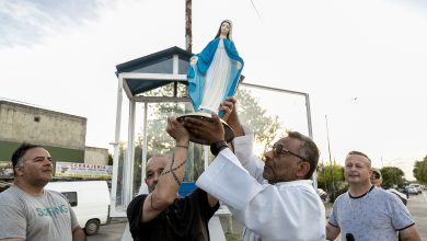 Photo of Luego de mejora integral, entronizaron la imagen de la Virgen María en Don Orione