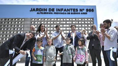 Photo of Kicillof, Casallares y Fabiani inauguraron un nuevo jardín de infantes en Almirante Brown