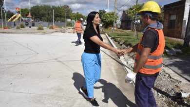 Photo of Noe Correa visitó la obra de una nueva bocacalle en Villa de Mayo