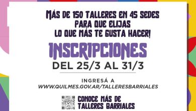 Photo of Comienza la inscripción online a los Talleres Barriales 2024