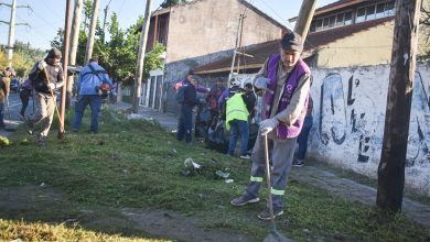 Photo of Operativo de limpieza y mantenimiento conjunto entre los municipios de Quilmes y Almirante Brown en San Francisco Solano