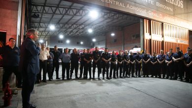 Photo of CASCALLARES ACOMPAÑÓ A LOS BOMBEROS DE ALTE BROWN EN LA CONMEMORACIÓN DE SU 60° ANIVERSARIO