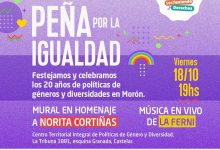 Photo of Morón celebra 20 años de políticas de Género con una peña por la igualdad