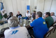 Photo of CASCALLARES JUNTO A LOS EXCOMBATIENTES BROWNIANOS QUE VIAJARON A LAS ISLAS MALVINAS