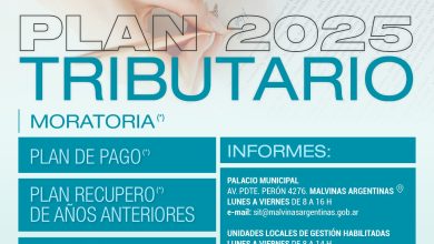 Photo of Se implementa el Plan Tributario 2025 en Malvinas Argentinas