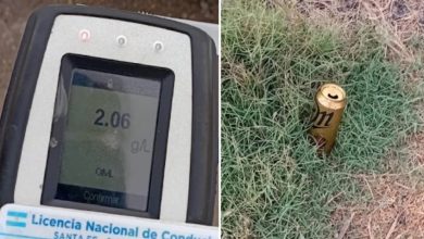 Photo of Dio positivo en alcoholemia y destapó una lata de cerveza