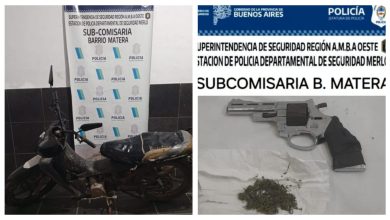 Photo of COMANDO DE PATRULLAS DETUVO A DOS MOTOCHORROS CON ARMAS Y DROGAS