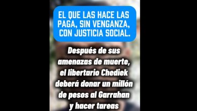Photo of La Justicia obligó a un libertario a donar un millón de pesos al Garrahan