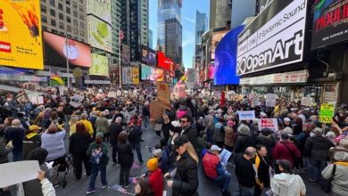 Photo of EEUU: Miles de estadounidenses marchan contra Trump bajo el lema «No Kings»