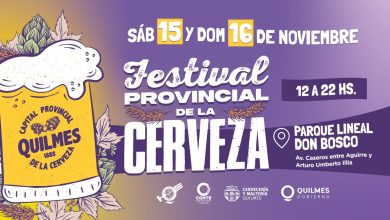 Photo of EL MUNICIPIO DE QUILMES INVITA A LAS Y LOS VECINOS AL FESTIVAL PROVINCIAL DE LA CERVEZA CON ENTRADA LIBRE Y GRATUITA