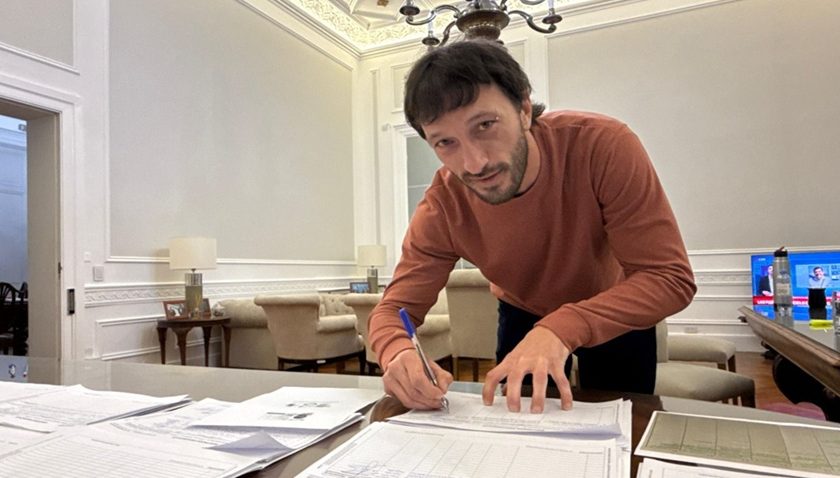 Fernando Martínez, concejal del partido de Exaltación de la Cruz.