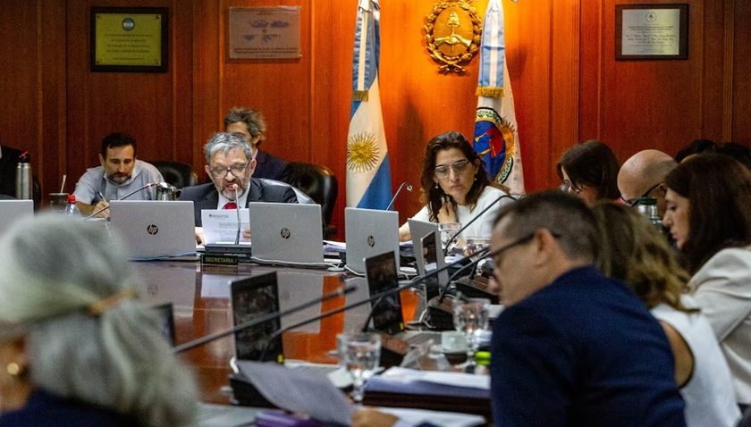 La votación de investigar al juez Maraniello cosechó nueve apoyos: el presidente de Disciplina, César Grau; el senador Juez; los senadores Eduardo Vischi, Mariano Recalde e Inés Pilatti Vergara; el académico Hugo Galderisi; y los jueces Alejandra Provítola, Agustina Díaz Cordero y Diego Barroetaveña
