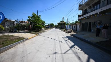 Photo of Nardini inauguró una importante obra de pavimentación en Grand Bourg