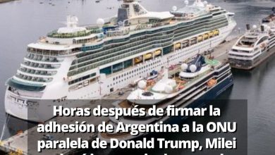 Photo of Milei entrega el puerto intervenido de Ushuaia a Trump