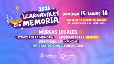 Photo of LLEGA A QUILMES LA CELEBRACIÓN DE LOS “CARNAVALES CON MEMORIA” CON ENTRADA LIBRE Y GRATUITA