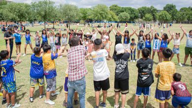 Photo of FABIANI Y PAULA EICHEL RECORRIERON LA COLONIA MUNICIPAL DE VERANO DE ALTE BROWN
