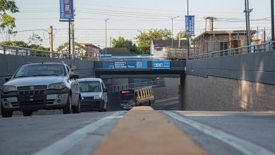 Photo of LIMITARON EL TRÁNSITO EN EL PASO BAJO NIVEL DE CALZADA POR TAREAS DE MANTENIMIENTO