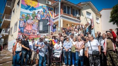Photo of CON LA PARTICIPACIÓN DE MAYRA, EVA MIERI Y JUAN MARTÍN MENA SE DESCUBRIÓ UN MURAL Y UNA PLACA EN EL EX POZO DE QUILMES