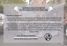 Photo of Quilmes: ronda en defensa de la Memoria, la Verdad y la Justicia