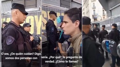 Photo of “¿POR QUÉ NOS CAGAN A PALOS?”: una JOVEN NO VIDENTE encaró a los POLICÍAS que la REPRIMIERON