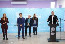 Photo of Jorge Ferraresi, Magdalena Sierra y Axel Kicillof inauguraron el jardín de infantes 918 en Villa Domínico