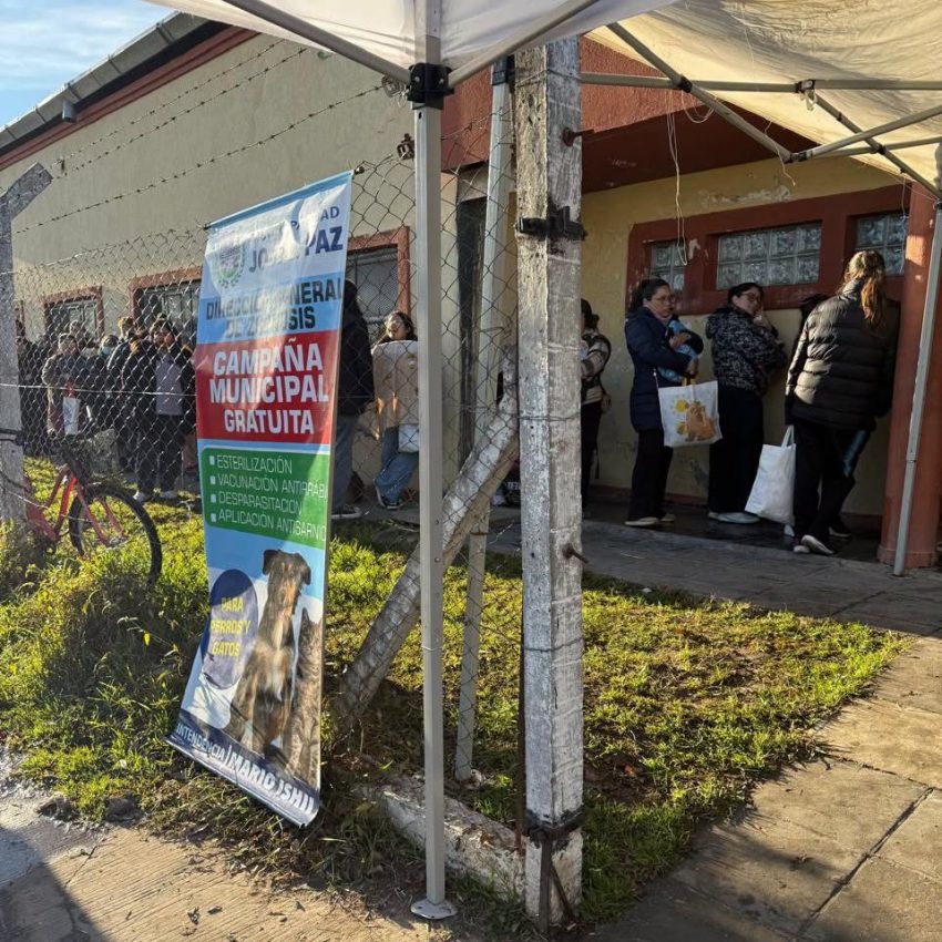 Operativo de zoonosis en Joce C. Paz