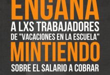 Photo of «VACACIONES EN LA ESCUELA» DENUNCIAN UNA REDUCCIÓN DE 30% DE LOS SALARIOS