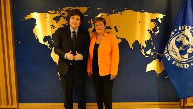 Photo of Ministerio de Economía: «Malvenida a Giorgieva» La Izquierda se moviliza contra el FMI