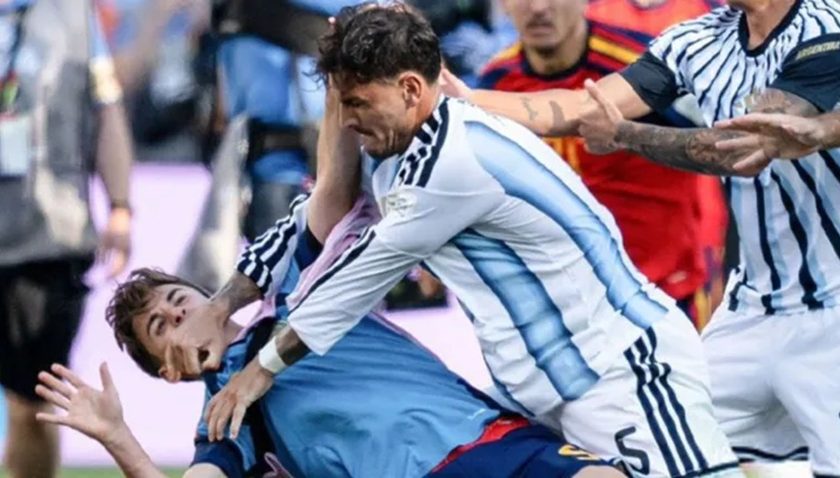 Argentina-España-Leandro-Paredes-Gavi