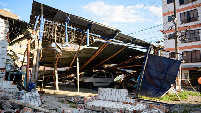 Terremoto en Colombia - (Xinhua / COLPRENSA)