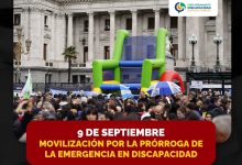 Photo of MOVILIZACIÓN POR LA PRÓRROGA DE LA LEY DE EMERGENCIA EN DISCAPACIDAD